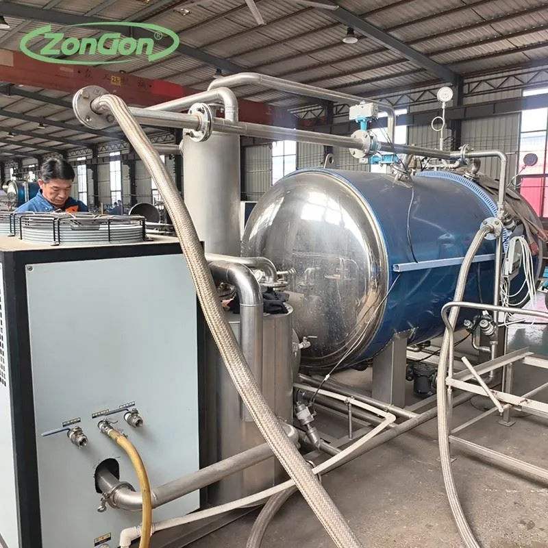 Continuous Type Spice Power Steam Sterilization Line high quality